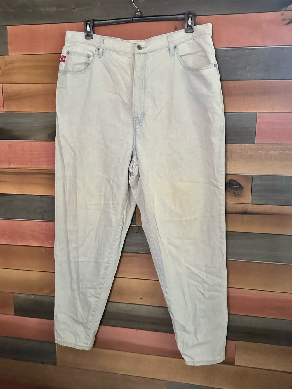 Vintage No Excuses Femme Fatale Jeans Light Wash High Waist Tapered Mom Jeans